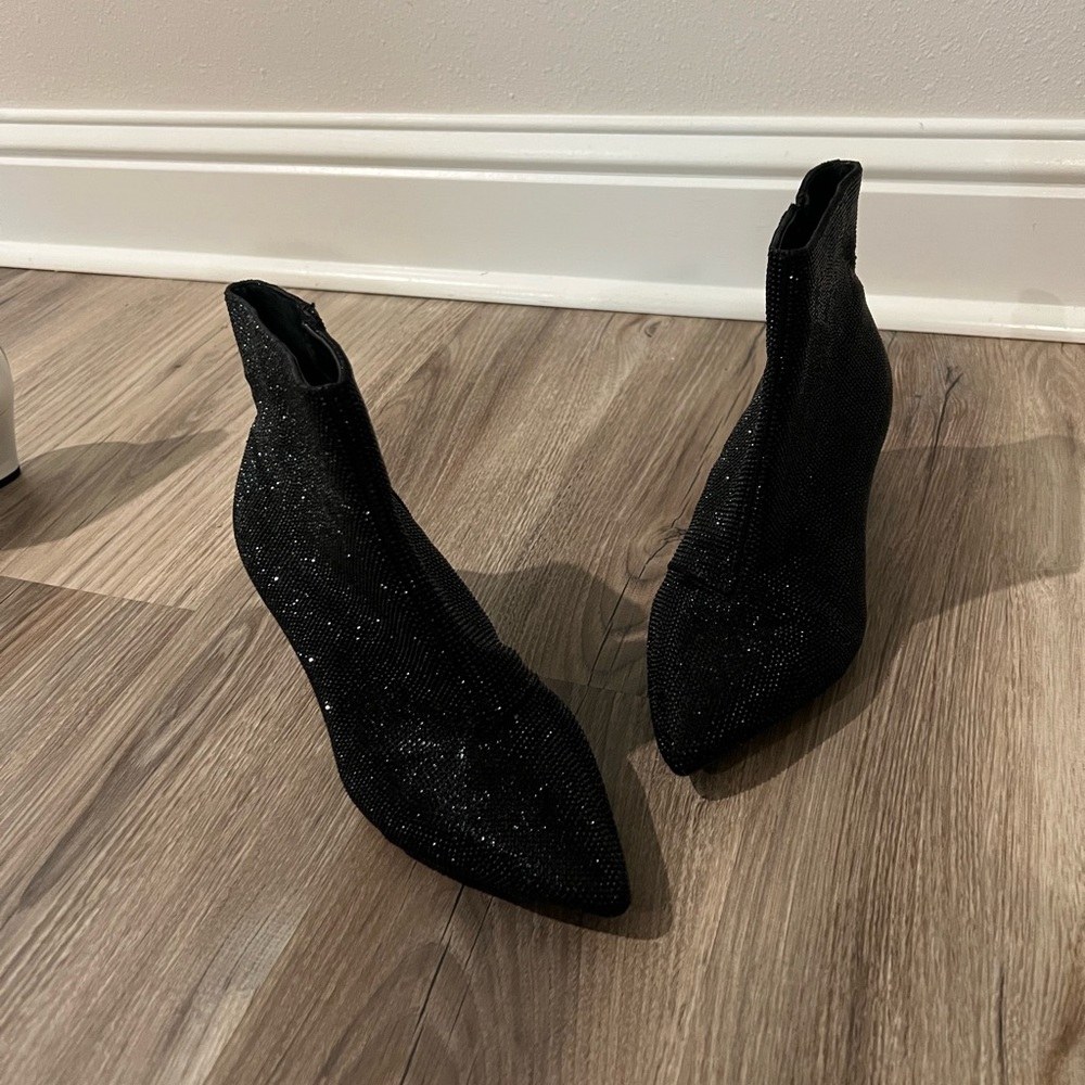 Alex Marie black sparkly bootie